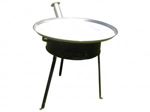 Peč Ø 70 cm kovinska+Krožnik  Ø 100 cm