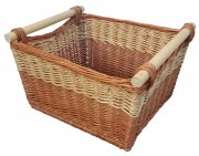 Košara drvarica 2 lesena ročaja